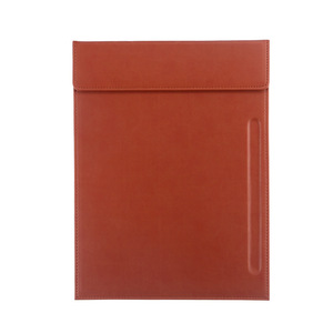 Vintage A4 Silver Clip Leather Absorption Manager Signature <strong>Pad</strong> for School Office Meetings Custom Memo <strong>Pad</strong> with logo - Product Image 1