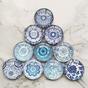 Custom Mandala 3D <b>Glasses</b> Magnet <b>Fridge</b> Diy Porcelain Refrigerator Magnet Sticker - Product Image 4