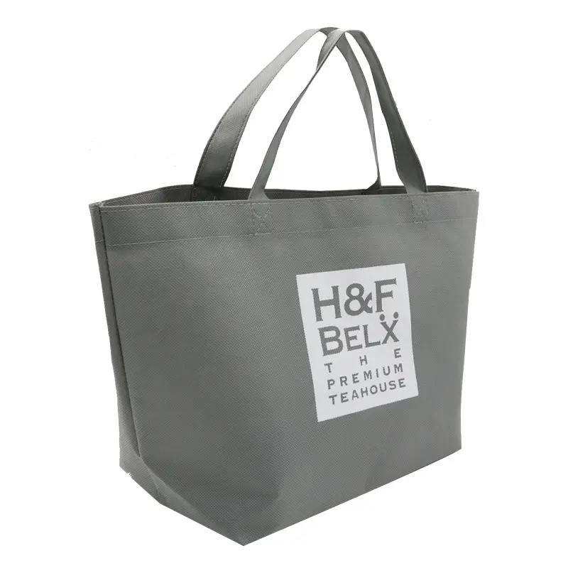 Eco-Friendly Convenience Non Woven Bag Laminated grocery Carry Bag for Supermarket Promotion