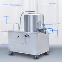 Hot Sale Commerciële Automatische Fruit Groente Huid Peeler Kleine Elektrische Aardappel Carrot Peeling Wasmachine