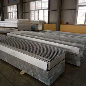 1000x6000 galvanizado en caliente 25x5 32x5 50x5 rejilla de cubierta de acero para piso y plataforma