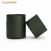 Emballages personnalisés pour produits de soin de la peau, boîtes cosmétiques, baume parfumé solide, boîte en aluminium de 50 g, conteneur en aluminium pour cire capillaire avec couvercle