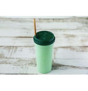 Gobelet réutilisable en plastique PP avec couvercle, portable, pour café, thé glacé, jus, tasse à emporter, anti-fuite - Product Image 2