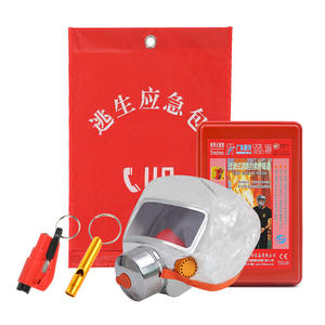 Kit d'évacuation d'urgence incendie avec corde de 20 m, masque, sifflet et coupe-cordes pour la maison, la voiture et la location - Product Image 5