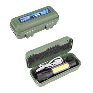 Linterna LED de Bolsillo para Camping, Táctica, Recargable por USB, Resistente al Agua IP55, de Aleación de Aluminio, Mini Linterna de Emergencia, 100-200m - Product Image 6