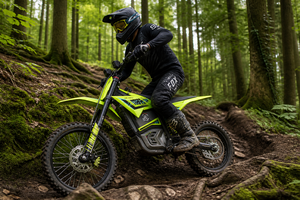 Moto Elettrica da Fuoristrada EM-5 PRO 60V 5600W, Velocità 83KMH, Motocicletta Elettrica Brushless per Adulti, E-Dirt Bike <span class=keywords><strong>MTB</strong></span> - Product Image 4