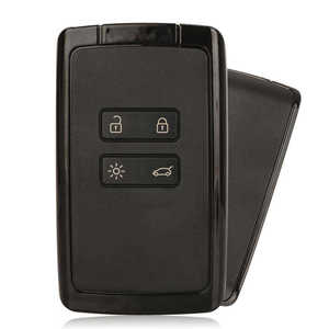 Coque de clé intelligente élégante pour Megane 4 avec <span class=keywords><strong>protection</strong></span> métallique durable - Product Image 1