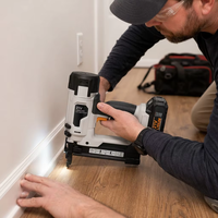 Agrafeuse sans fil 20V à batterie lithium-ion de calibre 16 pour clôtures, enclos pour bétail et animaux domestiques, et treillis de vignobles – Idéale pour l'industrie et le bricolage