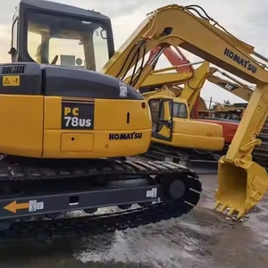 Componentes originales 7,8 toneladas usadas Komatsu PC78US Excavadora hidráulica japonesa de segunda mano Precio atractivo a la venta - Product Image 3