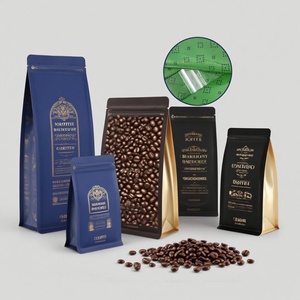 150g 250g 1kg 1.5kg 2.5kg 12oz Bolsa De Empaque Para Cafe Craft Paper Foil Pouch <b>Zip</b> <b>Lock</b> Flat Bottom Coffee Bean Packaging <b>Bag</b> - Product Image 1