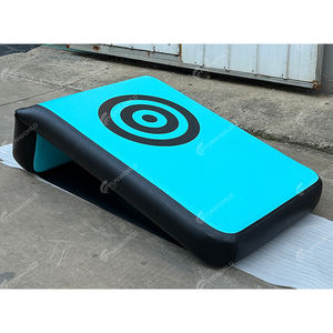 Tapis d'exercice pliable <span class=keywords><strong>Gymnastique</strong></span> Inclinaison Fromage Wedge Mat Blow up Air Incline Tumbling Mat pour les enfants - Product Image 2