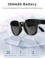 Gafas Inteligentes MT3 con Cámara HD de 8MP, Grabación de Video de 64GB, Traductor IA Unisex para iPhone y Android