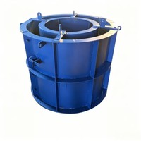Moldes de Hormigón Prefabricado Huier para Pozos de Inspección, Espesor de 3-20 mm, Diámetro de 300-1500 mm, Línea de Producción de Tuberías de Drenaje