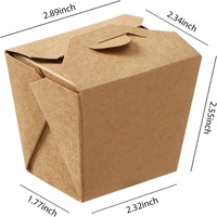Emballage personnalisé pour aliments, petite boîte en carton pliable pour hamburgers, frites, sandwichs, à emporter, avec logo imprimé