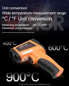 Industrial Digital Infrared <b>Thermometer</b> Gun, -50℃~400℃ Non Contact Temperature Meter OEM Customizable - Product Image 5