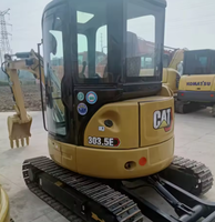 Mini-excavatrice sur chenilles Caterpillar 303.5 d'occasion, faible kilométrage, moteur diesel, compacte, testée en ferme, vidéo disponible