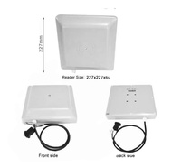 Lecteur de cartes RFID UHF avec antenne intégrée 6dbi, protocole ISO 18000-6C, plastique, pour système de stationnement, contrôle d'accès, WiFi/