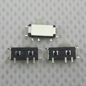 1P2T ON-OFF-ON type min slide switch MSK-12C02 smd smt 7pins