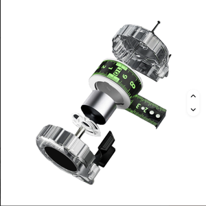 7.5 Meter huỳnh quang Băng biện pháp cai trị công nghệ màu đen với lưỡi thép không gỉ hệ thống mét - Product Image 3