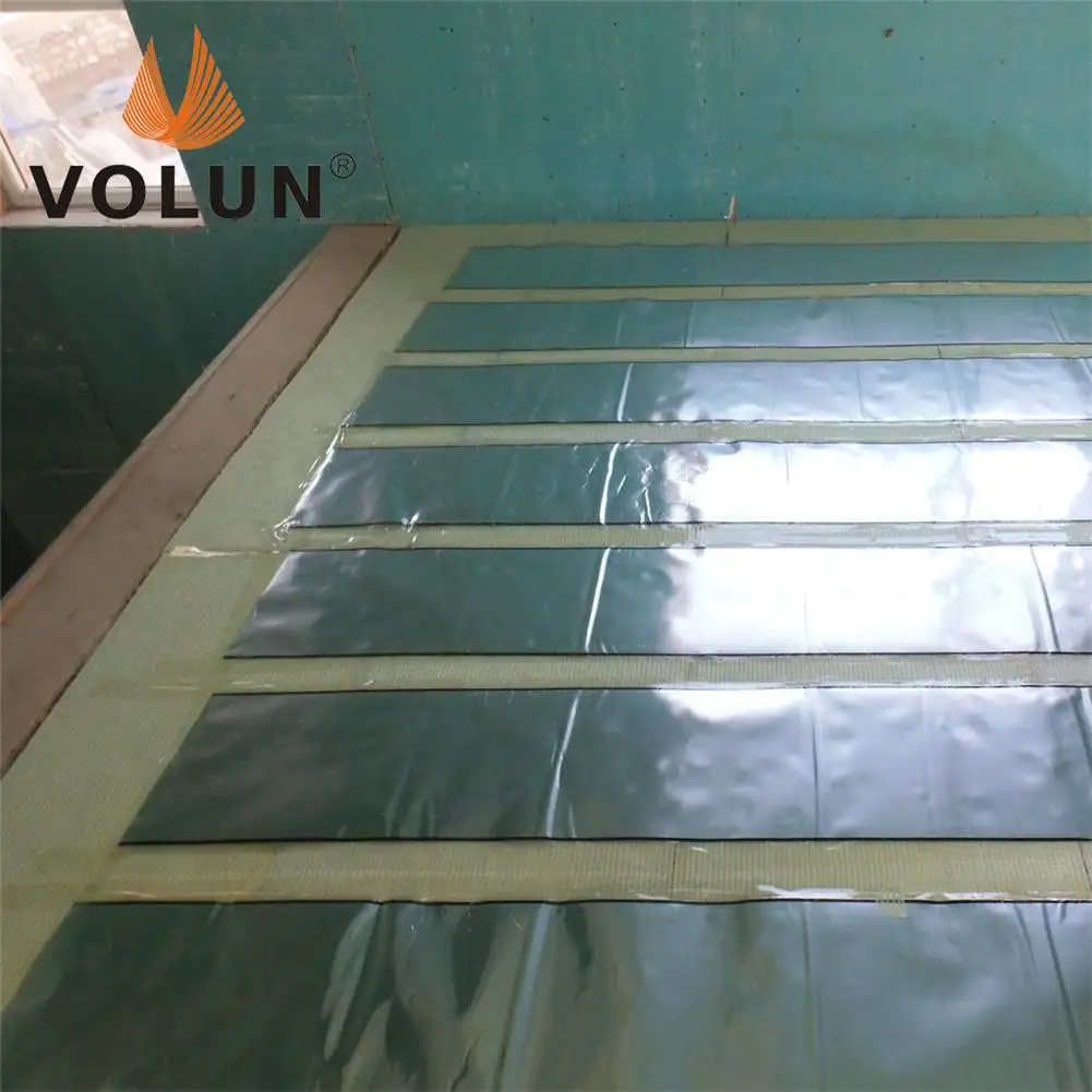 VOLUN Graphene 나노 탄소 필름 바닥 난방 타일 바닥 용 전기 복사 난방 시스템