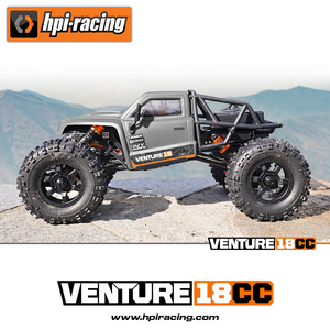 HPI Racing 1/18 Competition Crawler Gunmetal Venture 18CC Flux Brushless RC Rock Crawler RTR 4WD Auto de Control Remoto para Escalar 4X4 - Product Image 3