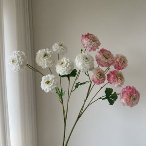 Flor de peonía artificial Junheyuan, rama individual de seda para decoración del hogar y arreglos de boda - Product Image 1