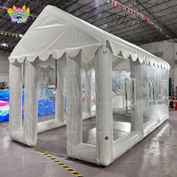 Tente gonflable de fête en PVC de haute qualité, imperméable, imprimée UV, structure de tente d'événement en plein air