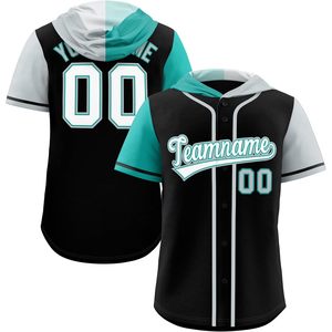 Sweat-shirt de baseball personnalisé à boutons, avec nom et numéro personnalisés, unisexe adulte, anti-humidité, sublimé, 340 grammes - Product Image 1
