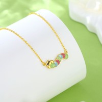 Collier pendentif serpent gourmand mignon en argent sterling 925, bijoux pour femmes, cadeau tendance pour mariage, vente en gros, plaqué rhodium