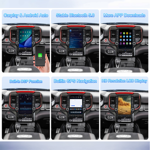 Navihua for Dodge Ram 2019-2024 Car Upgrade 13.6'' Touch Screen Android Multimedia Carplay Auto Stereo GPS DSP Car Radio Player - Product Image 6