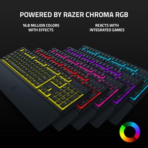 <span class=keywords><strong>Clavier</strong></span> de jeu <span class=keywords><strong>Razer</strong></span> <span class=keywords><strong>Ornata</strong></span> V3 X à profil bas Commutateurs à membrane silencieux Capuchons de touches à revêtement UV Disposition ergonomique américaine - Product Image 6