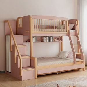 <span class=keywords><strong>Litera</strong></span> infantil de madera maciza para dormitorio, <span class=keywords><strong>litera</strong></span> colorida para niños, juegos de muebles para dormitorio infantil - Product Image 1