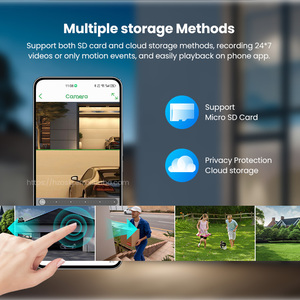 Slimme IP66 waterdichte 4MP PTZ beveiligingscamera met tweerichtingsaudio, bewegingsdetectie, tracking, nachtzicht en full colour CMOS-sensor - Product Image 4