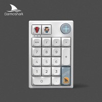 Teclado Numérico Mecánico Darmoshark K3 Pro de 19 Teclas, Tri-Modo, Intercambiable en Caliente, RGB, Batería de 1000 mAh y 100 h de Duración, para PC y Portátil, 60 87 TKL