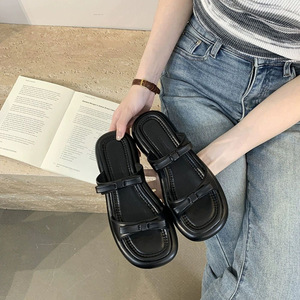 Sandalias Planas para Mujer con Tacón Curvo, Estilo Veraniego para Exteriores, Antideslizantes, con Correa en el Tobillo, para Playa y Dunas de Arena - Product Image 3