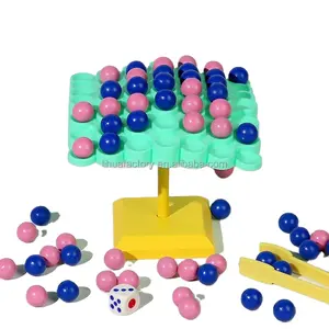 Balance Board Game Roll The Dice and Place Pieces Balancing Family Board Game Fun for Kids