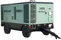 Sullair Remis à neuf Compresseur d'air diesel mobile à vis 400cfm 600cfm 800cfm 1000cfm 1200cfm 1400cfm pour le forage