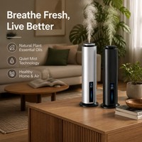 Diffuseur d'arômes en métal, machine à huiles essentielles avec pulvérisateur de parfum intelligent automatique, silencieux, minuterie, télécommande et contrôle tactile