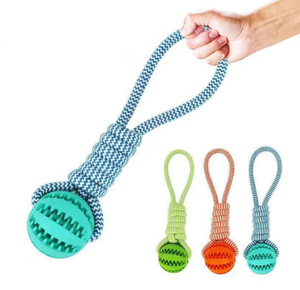 Cuerda <span class=keywords><strong>de</strong></span> goma <span class=keywords><strong>para</strong></span> mascotas, juguetes resistentes, dientes molares, dispensar <span class=keywords><strong>comida</strong></span>, nudo <span class=keywords><strong>de</strong></span> mordida, entrenamiento interactivo, cuerda <span class=keywords><strong>para</strong></span> <span class=keywords><strong>perros</strong></span>, Juguetes - Product Image 1