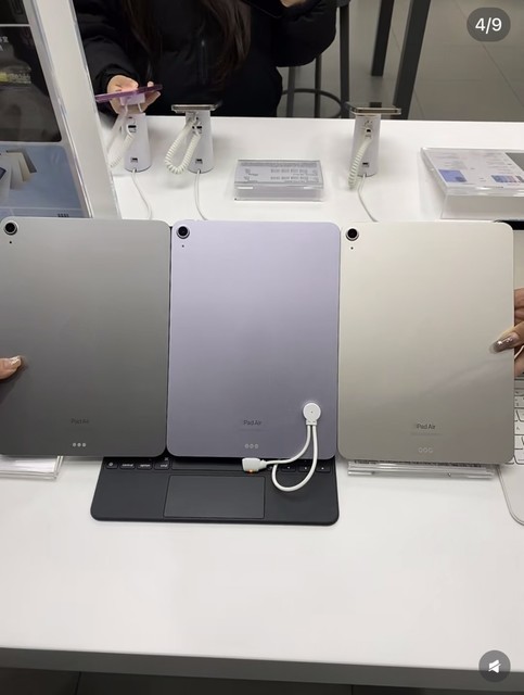 2025 Used for for Air 7 Tablet 13.0 Inches Screen Wi-Fi Almost New Grade A+ IPadOS 18.3.2 14 Hours Battery Life