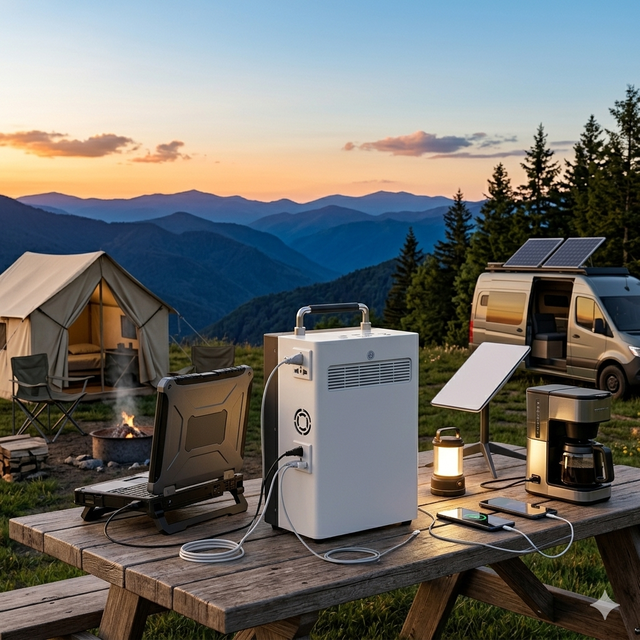 Wiren 1kWh Portable Power Station Outdoor Camping RV Emergency Backup Solar Energy Storage System LiFePO4 Battery 6000 Cycles