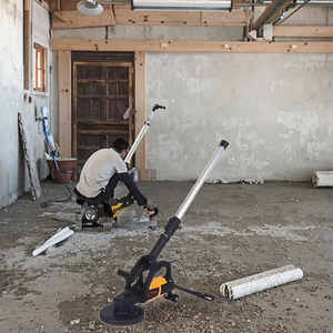 Pulidora Manual de 4 Ruedas para Construcción, para Pisos de Concreto y Paredes de Mortero, con Motor para Pulido sin Polvo y Desbaste - Product Image 1