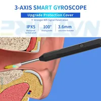 Kit de Nettoyage d'Oreilles Intelligent avec Caméra LED Portable Sans Fil, Otoscope WiFi, Outil Électrique Visuel pour l'Élimination du Cérumen