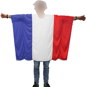 Capa Bandera Profesional Personalizada <span class=keywords><strong>de</strong></span> Doble Cara para Animadores <span class=keywords><strong>de</strong></span> Fútbol Americano - Product Image 1