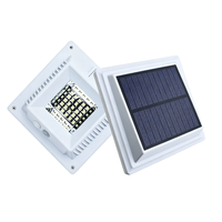Lampu Dinding Tenaga Surya All In One IP65 Tahan Air Sensor Gerak PIR 3 Mode Cahaya Putih Hangat Dingin Lampu Luar Ruangan Pagar Balkon