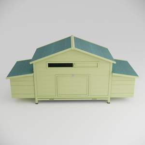 Gallinero Grande para Uso Doméstico en Exteriores, Jaula para Aves de Corral, Construcción de Madera y Acero, Alta Rigidez - Product Image 1