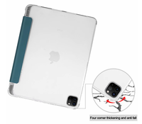 Housse de protection intégrale légère pour iPad, avec fonction veille/réveil automatique, antichoc, en cuir PU + TPU, étanche, design luxueux, multicolore