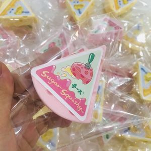 Kawaii Multi-Style Food Cheese Stress Relief Squeeze Toy Cute Mochi <b>Squishy</b> Toys for Adults & Unisex Children - Product Image 6