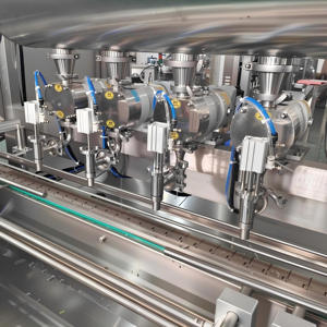 Automatic 6/8 Heads Servo Piston High Precision Filling Machine 100-1000ml Liquid Paste for Plastic/Glass Bottles - Product Image 1