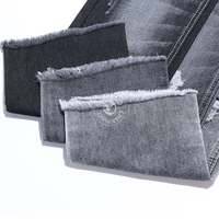 85% coton gauche sergé noir Denim tissu pour jean 9 oz haute qualité Denim tissu en gros